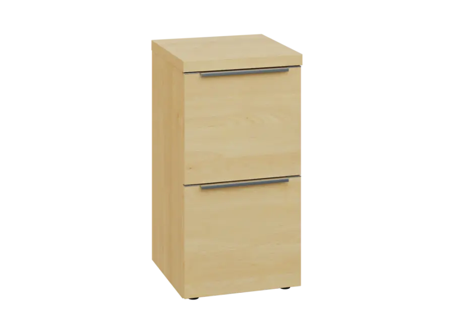 SIN 2 - 42Z kancelářská skříň, 2-zásuvková, 770x400x400, javor horský